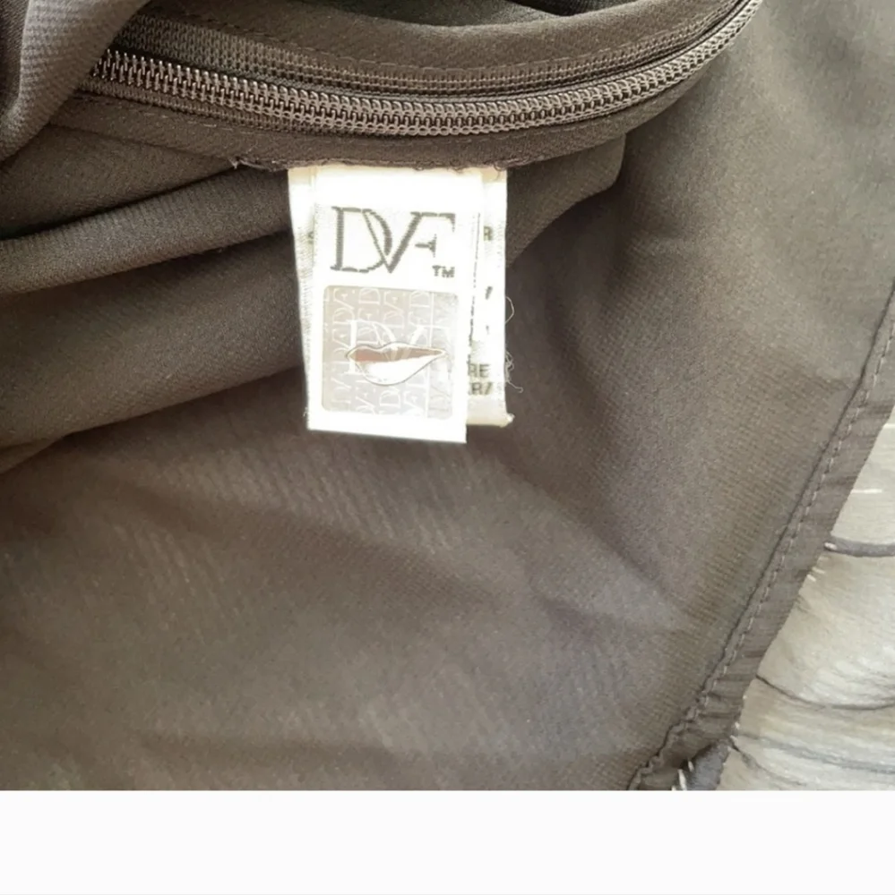 Multi- colored silk overlay printed v-neck dress - Picture 11 of 11